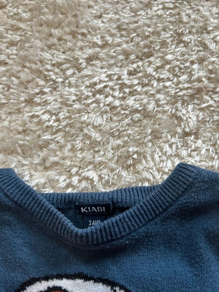Pull bleu marine • Kiabi • 3 ans - photo numéro 2