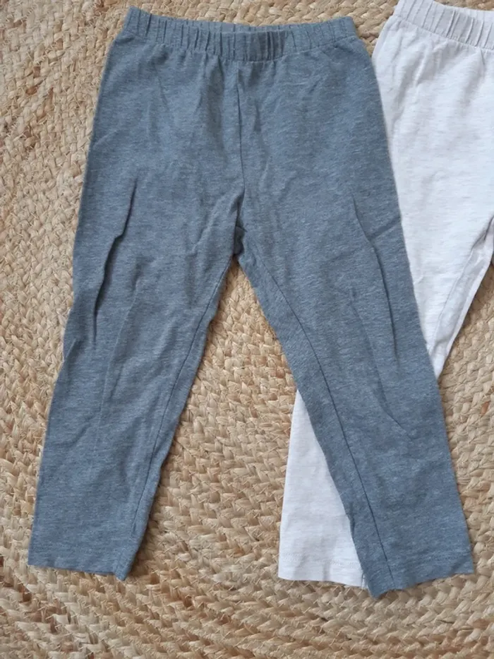 Lot de 2 leggings La Redoute 2 ans - photo numéro 2