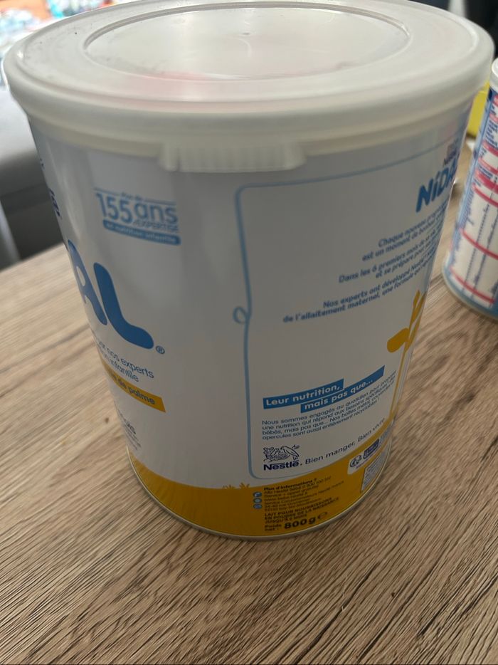 Lait nestle nidal 1er âge - photo numéro 2
