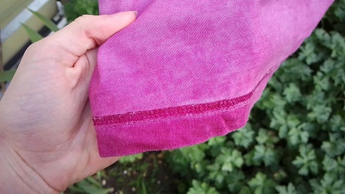 Tee-shirt imprimé couleur rose foncé - photo numéro 10