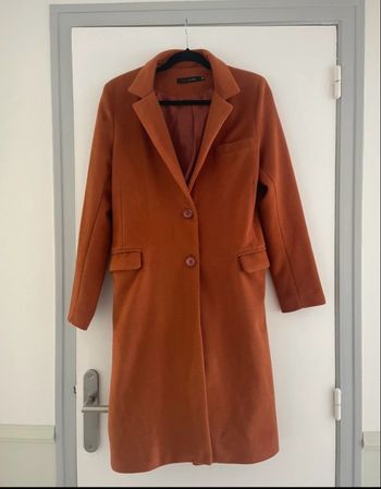 Manteau brun long 