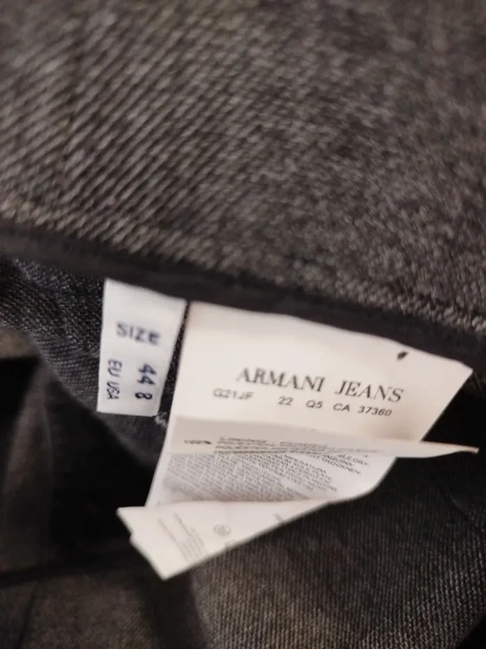 Mini Jupe grise ceinturée Armani Jeans - Taille 44 - Élégance intemporelle A606 - photo numéro 15