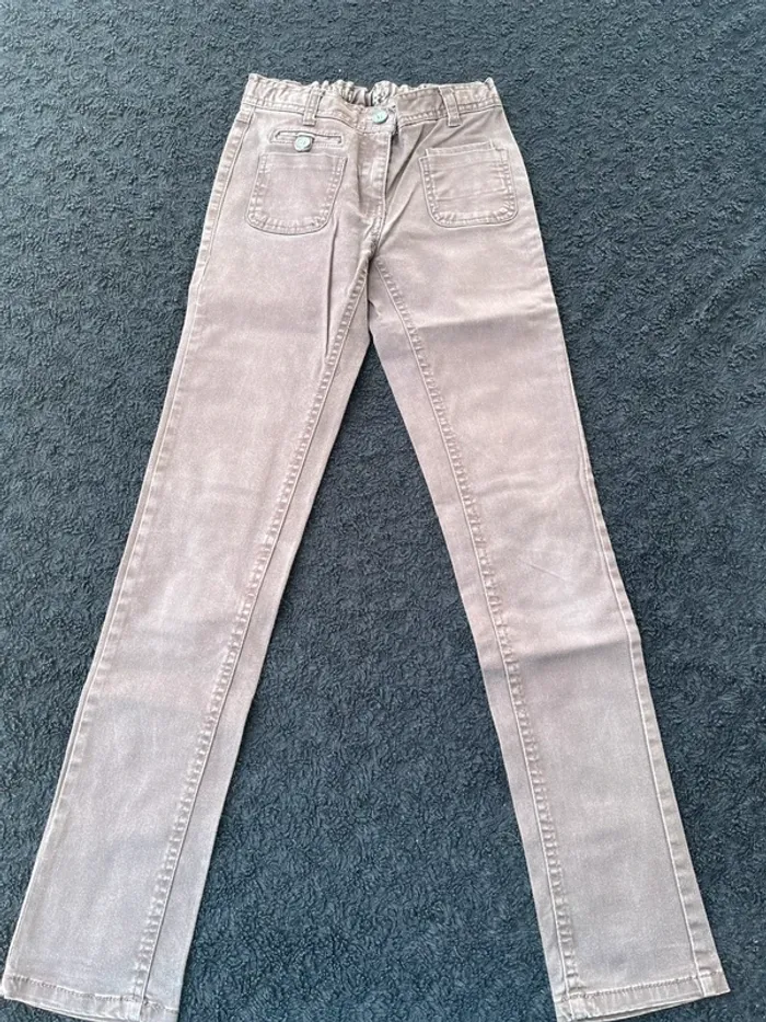 Jeans slim marron