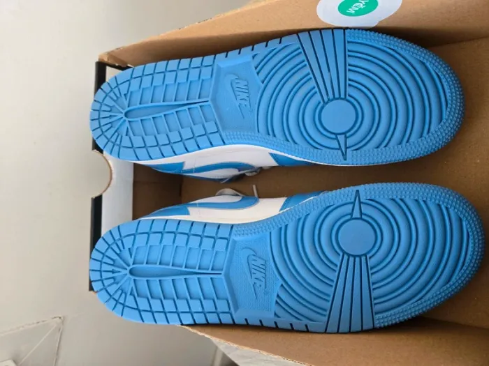 Nike air Jordan 1 low taille 40 neuves blanc bleu - photo numéro 8