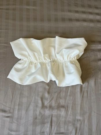 Top bandeau blanc Zara