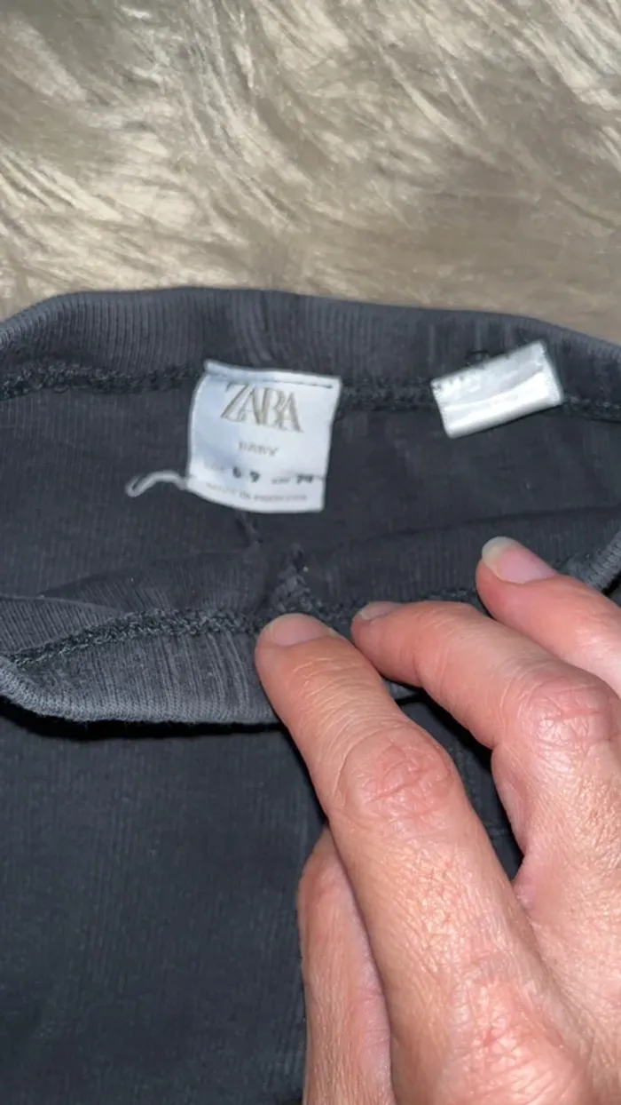 Pantalon tape à l’œil 9 mois/legging  Zara 6-9mois - photo numéro 5