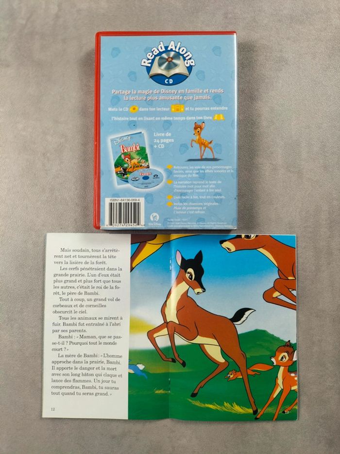 Livres Disney Read Along – Le Roi Lion, Winnie l’Ourson, Bambi (Livre + CD) - photo numéro 6