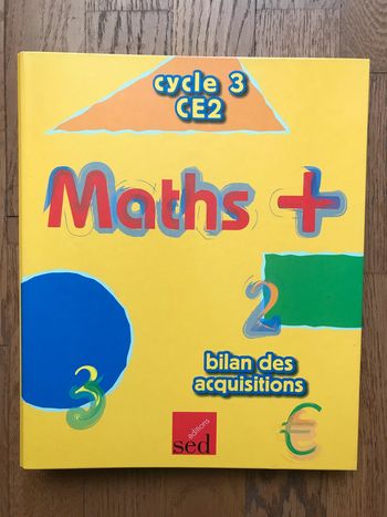 Maths + CE2 - classeur bilan des acquisitions Éditions SED