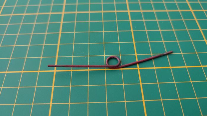 Fixation porte pièce détachée miniature Rolls-Royce Camargue Burago BBurago 1/22 1/22e 1/22eme #B58