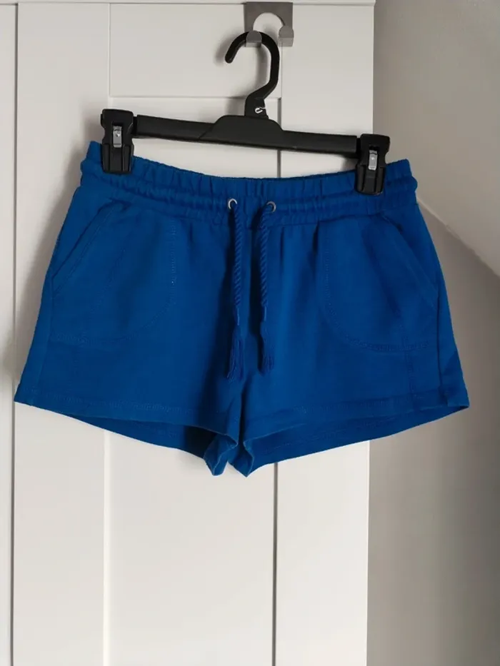 Short bleu électrique