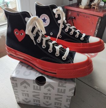 Baskets montantes COMME DES GARÇONS Play X Converse.