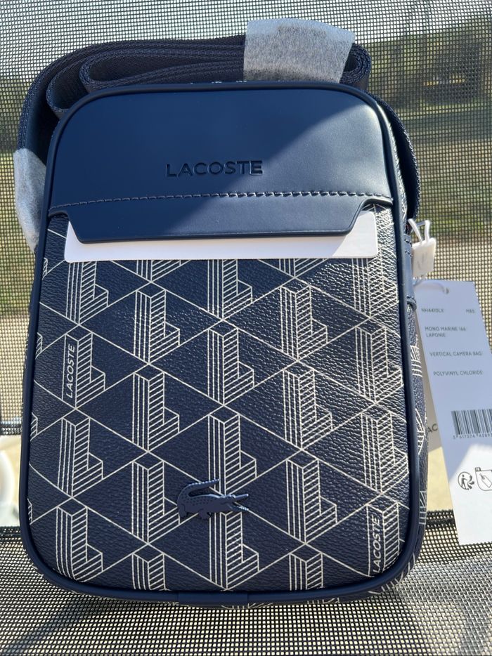 Sacoche Lacoste authentique bleu neuve - photo numéro 2