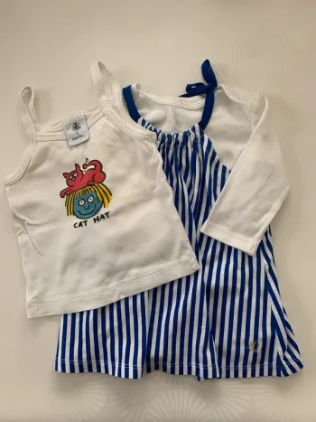 Lot été fille Petit Bateau 6m