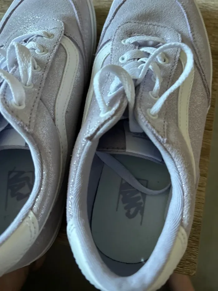 Vans pailleté violet - photo numéro 9