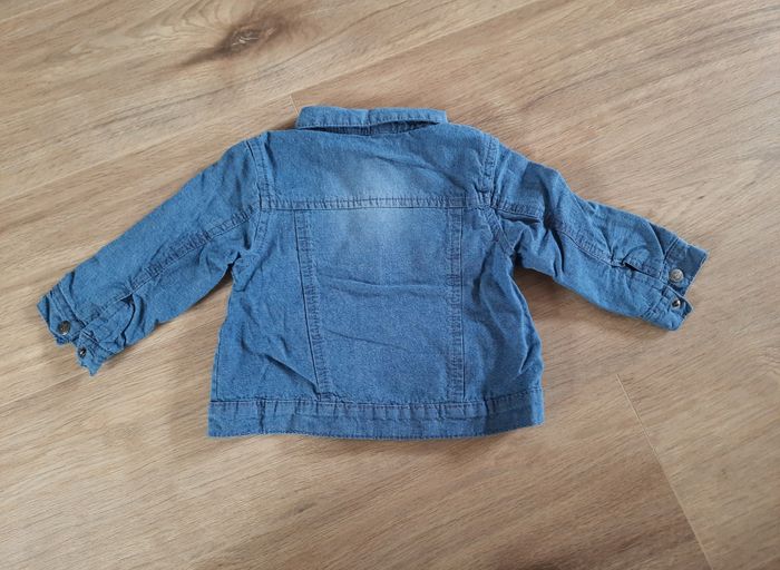 Veste garçon en coton effet jean bleu Orchestra 12 mois - photo numéro 4