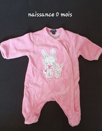 Lot 2 pyjamas naissance