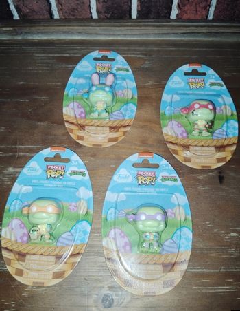 Lot de 4 Funko pocket pop Tortue ninja 