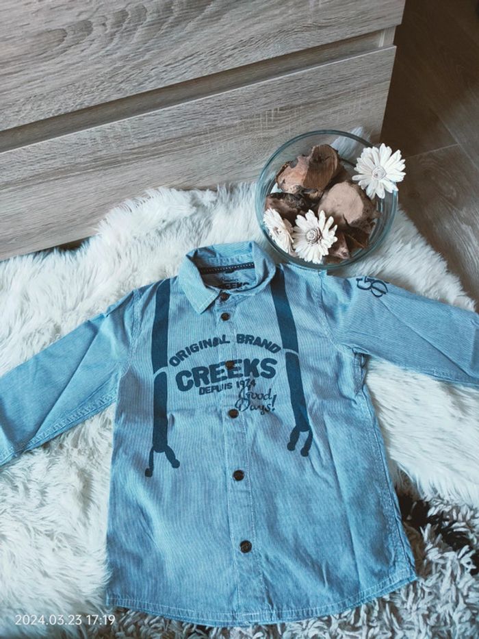 Chemise creeks 5 ans