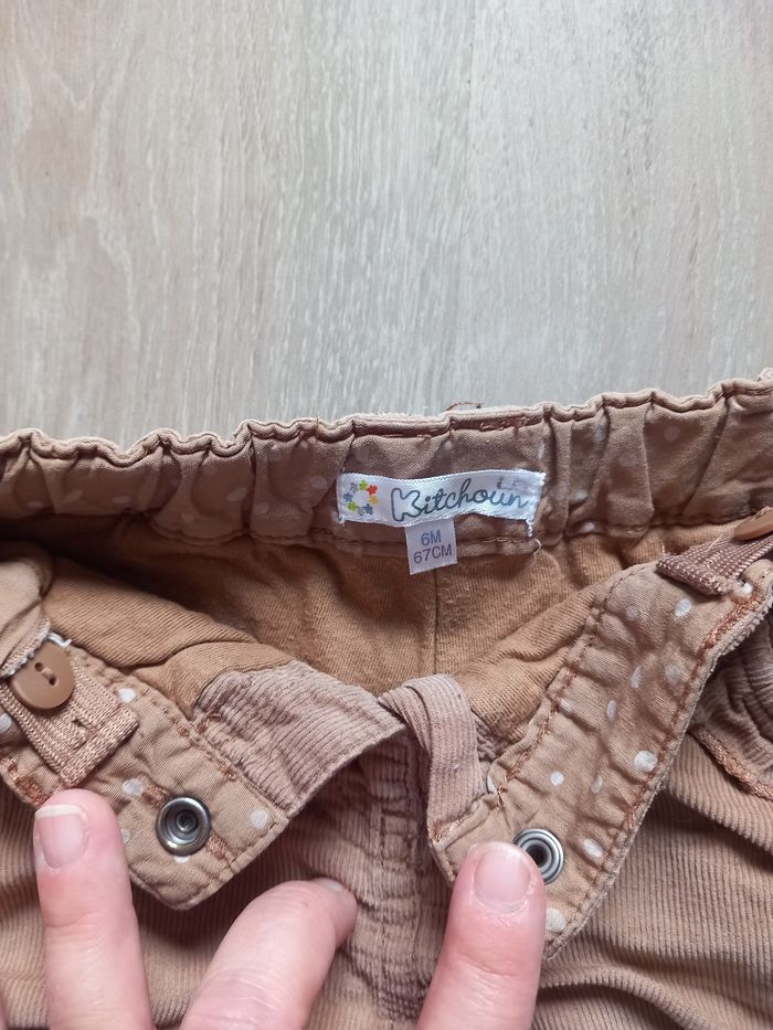 Lot de 2 shorts velours 6M - photo numéro 6