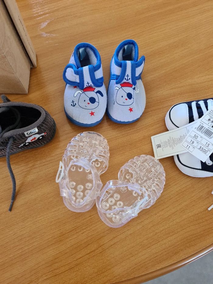 Lot 3 paires Chaussures chaussons Pointure 18 - photo numéro 3