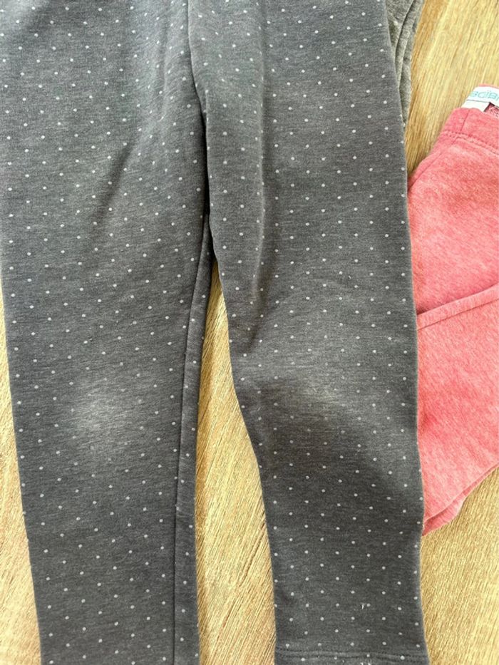 4 leggings molletonnés fille - photo numéro 2