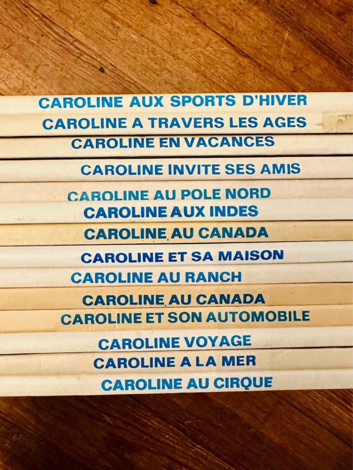 Lot incroyable de 14 Grands albums Hachette livres blancs anciens Caroline Pierre Probst - photo numéro 5