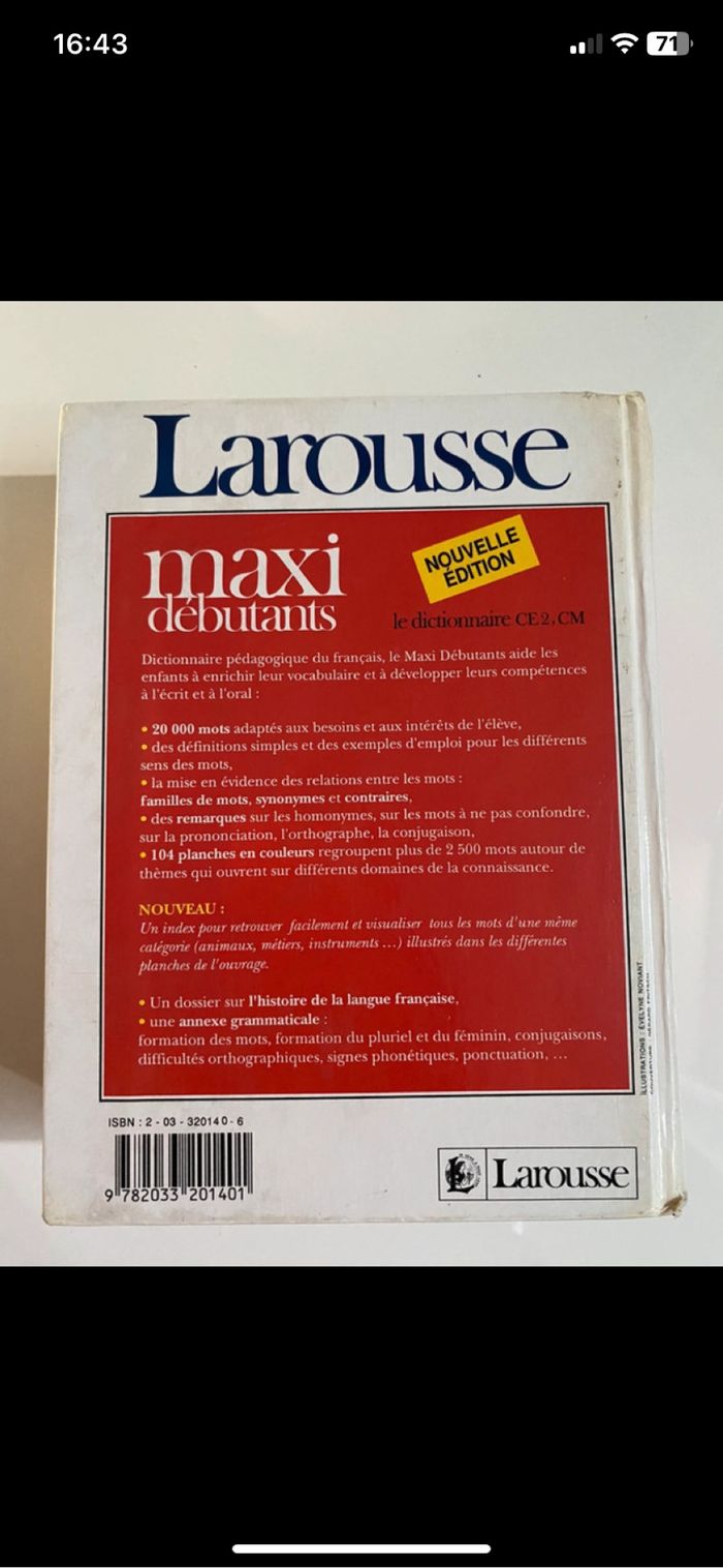 LAROUSSE Maxi débutants - photo numéro 2