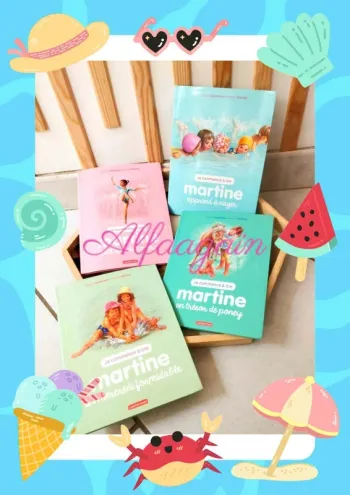 Lot livres je commence à lire Martine