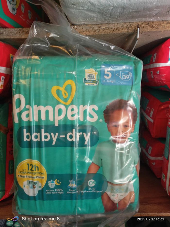 156 couche baby dry taille 5