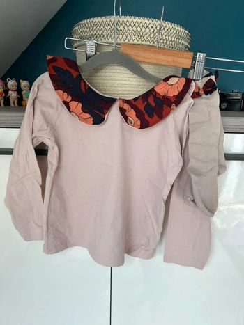 Haut col liberty - Zara & créatrice - 4 ans