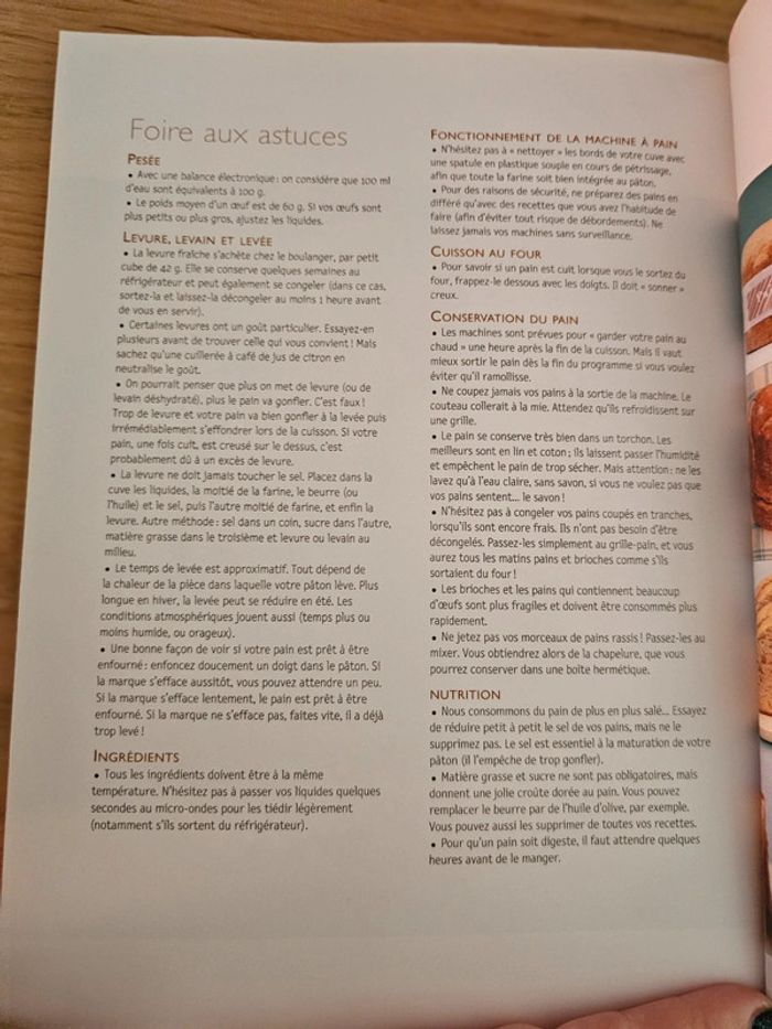 Livre recettes pain maison - photo numéro 7