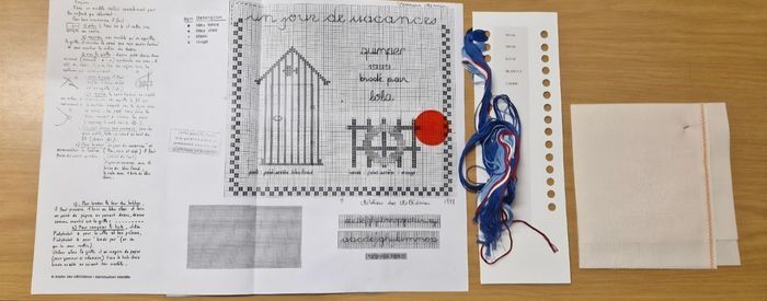 Kit broderie Atelier des Abcdaires La Cabine - photo numéro 3