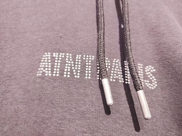 Strass - Sweat Capuche Noir Dark Angel - photo numéro 3