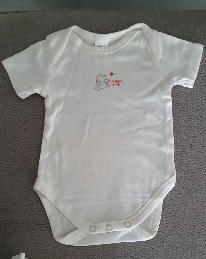 Lot de 3 bodies coton taille 3 mois. - photo numéro 5