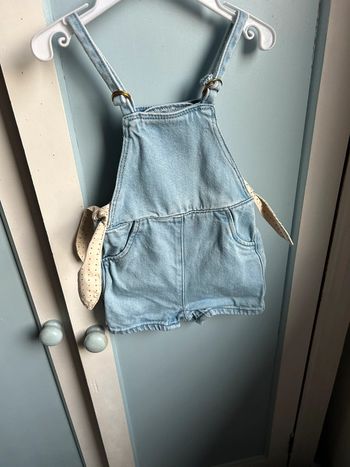 Salopette robe en jean, 9 mois