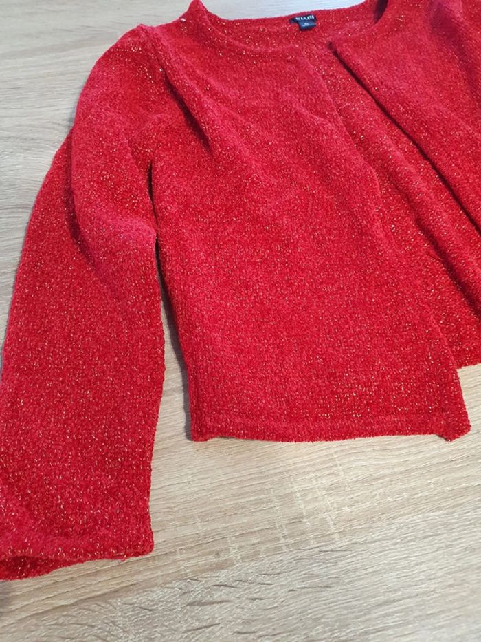 Gillet rouge doré - photo numéro 2