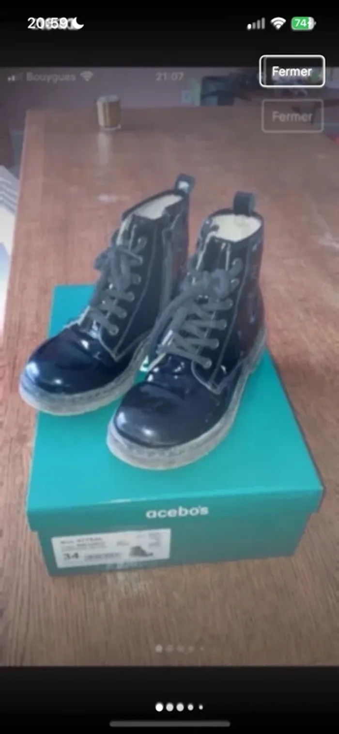 Bottines Acebo's pointure 34 - photo numéro 6