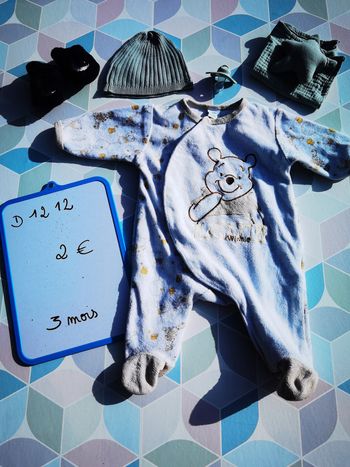 D1212 - pyjama garçon 3 mois