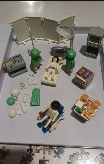 Lot hôpital vintage playmobil