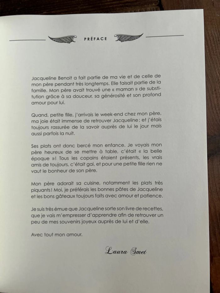 les recettes préférées de johnny Hallyday - Jacqueline Benoist sa cuisinière - hachette laura smet - photo numéro 3