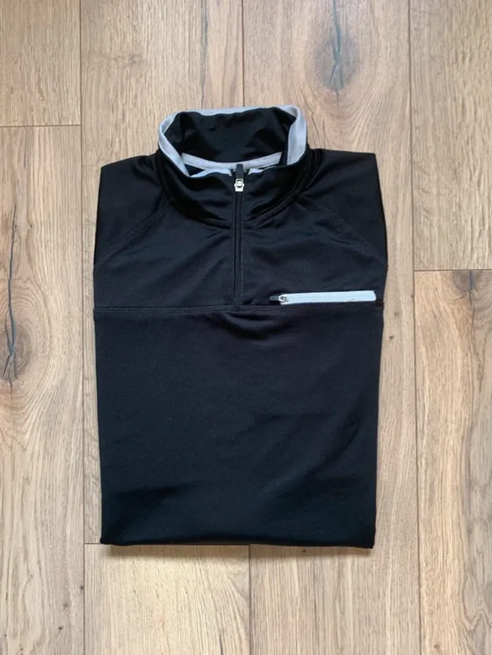 Sweat Fila Authentique 1/4 zip Noir Taille L