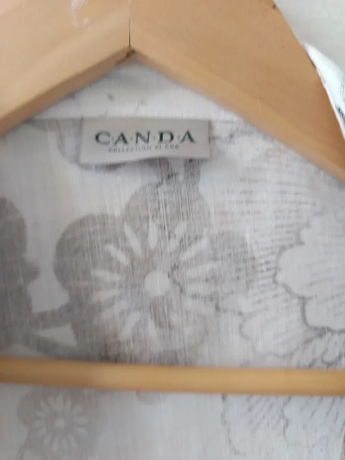 Chemise sans manches Canda 100% lin t.42 - photo numéro 3