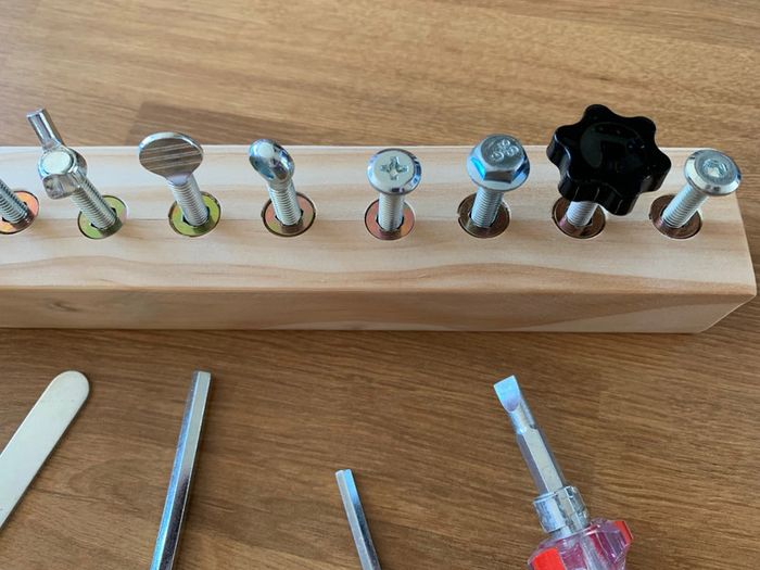 Jeu de vissage Montessori - photo numéro 4