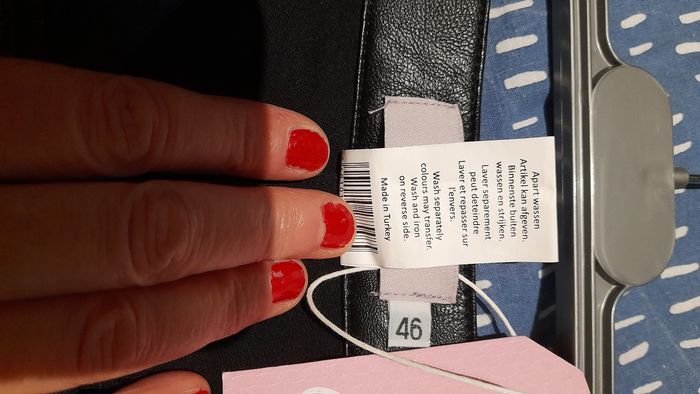 Pantalon cuir bi matière - photo numéro 8