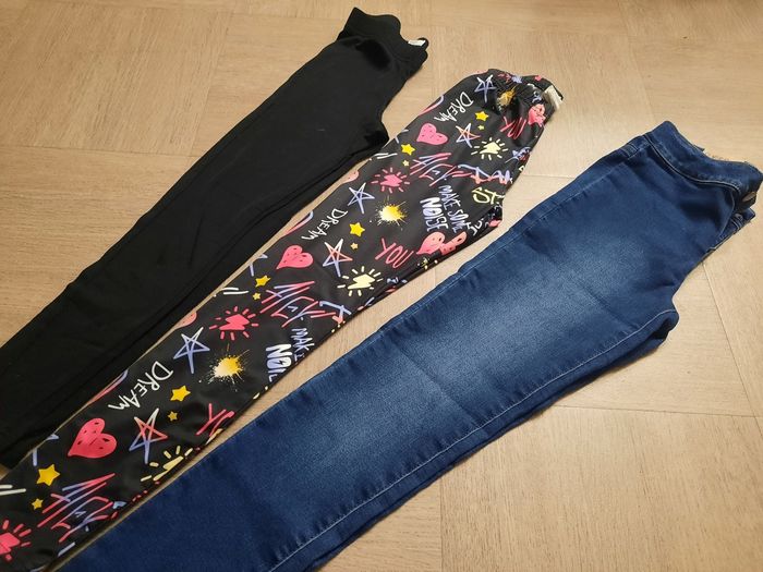 Lot pantalons fille