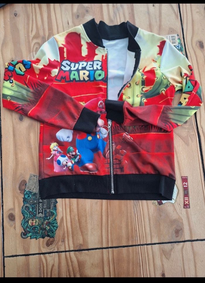 Gilet zippé mario - photo numéro 2