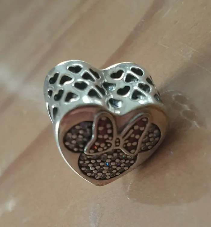 Charm Disney Amour Véritable Mickey et Minnie pandora neuf - photo numéro 3