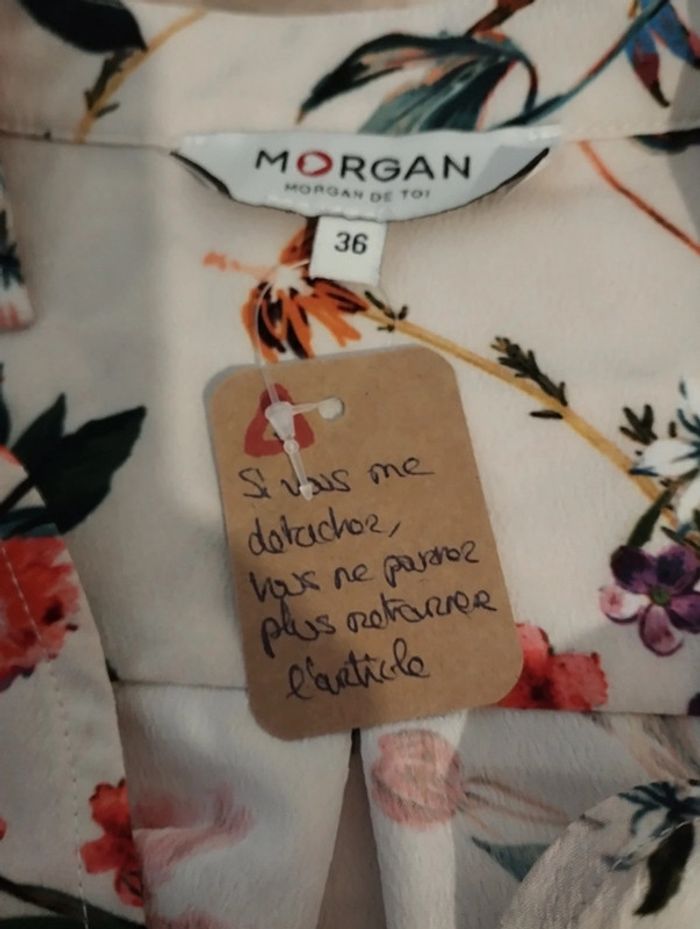 Blouse manches longues Morgan taille 36 - photo numéro 9