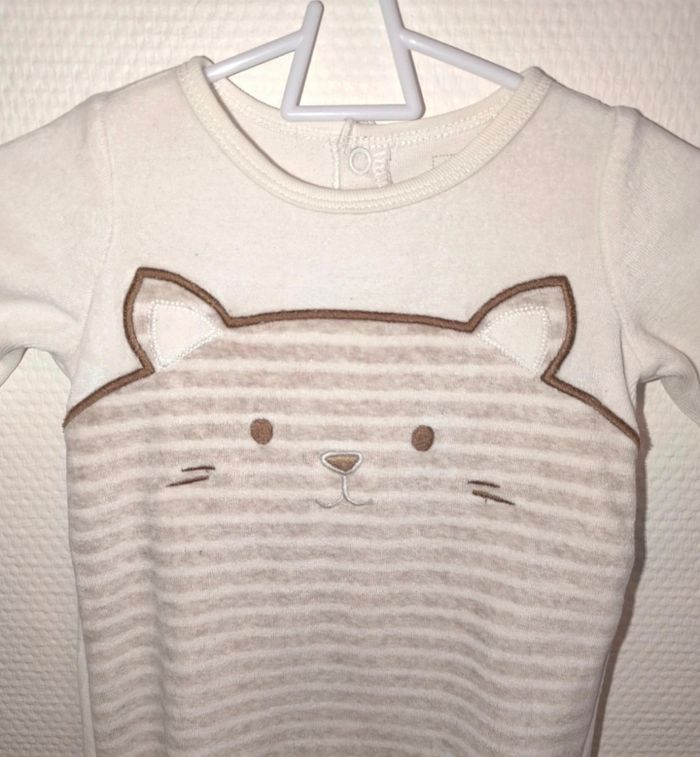 Pyjama velours sergent major 3 mois - photo numéro 2