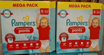 Couches pampers taille 6
